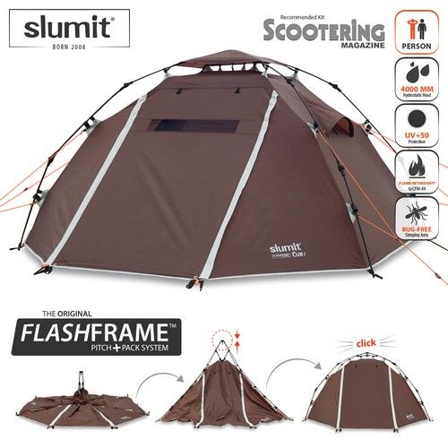 1-2 Man Automatic Instant Double Layer Pop Up Outdoor Camping Tent Waterproof