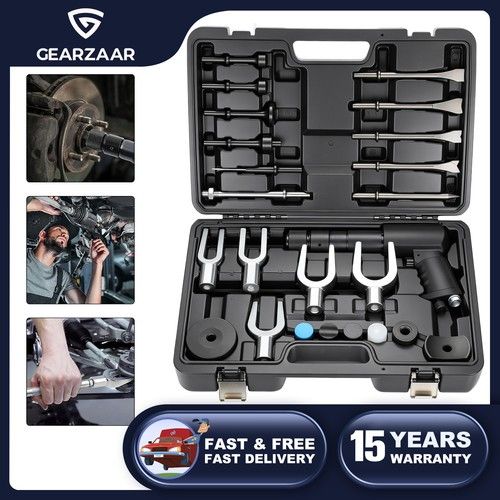 AIR PNEUMATIC GUN W/ 4 HAMMER PNEUMATIC AIR HAMMER BALL JOINT SEPARATOR BOX SET