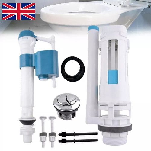 Universal Cistern Repair Kit - Toilet Dual Push Flush System-UK Fast Delivery