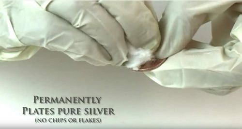 NUSHINE SILVER PLATING SOLUTION -PLATE METALS WITH REAL SILVER - FREE UK POSTAGE — image 3