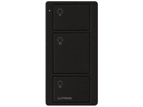 LUTRON Pico 3 Button Lights BLACK - PK2-3B-TBL-L01
