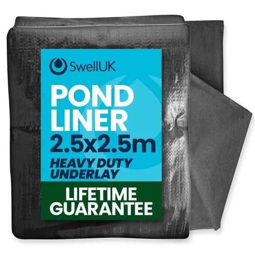 Swell Pond Liner Lifetime With Heavy Duty Underlay + Free Delivery Garden Fish