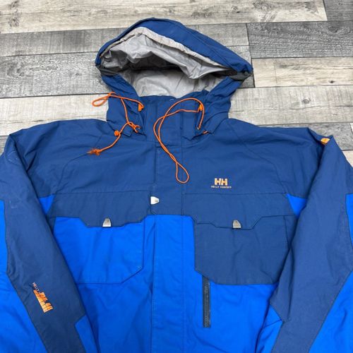 Helly Hansen Helly Tech Ski Jacket Waterproof Hooded Blue Mens Small — image 3