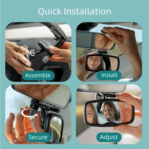 Baby Child Car Seat Mirror Inside Safety Rear Back View Ward Facing For Care Kid — image 4