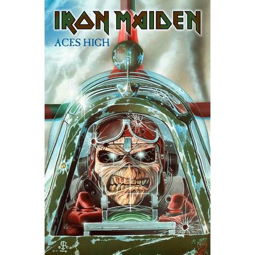 Iron Maiden 'Aces High' Printed Flag - NEW OFFICIAL textile poster