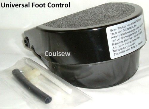 UNIVERSAL SEWING MACHINE FOOT CONTROL PEDAL - 2 Wire Connect DIY Fitting