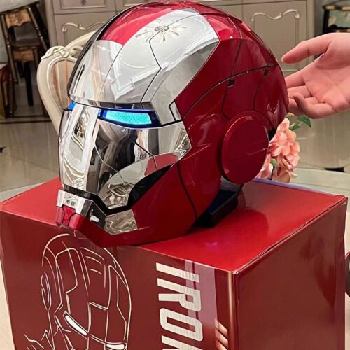Autoking Iron Man Helmet MK5 1/1 Voice-controlled Mask Transform Cosplay Prop — image 5