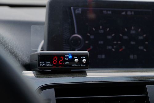 Cooling Fan Temperature Controller Display Engine Radiator Water Oil Temp 12v — image 20