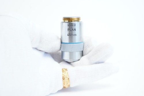 Leitz Leica Microscope Objective 160 / 0.17 PLAN 40x / 0.65