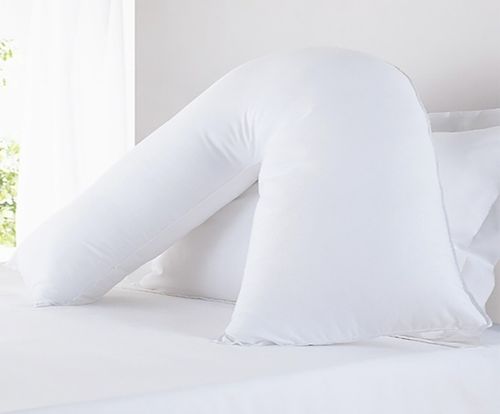 V Shaped Pillow Extra Filled Orthopedic Back Support Pregnancy Nursing Maternity — image 1