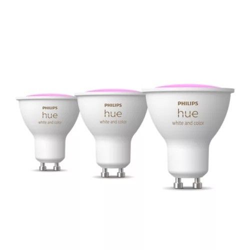 PHILIPS HUE GU10 3PACK SMART SPOTLIGHT–WHITE AND COLOUR AMBIANCE GU10 400 LUMEN. — image 9