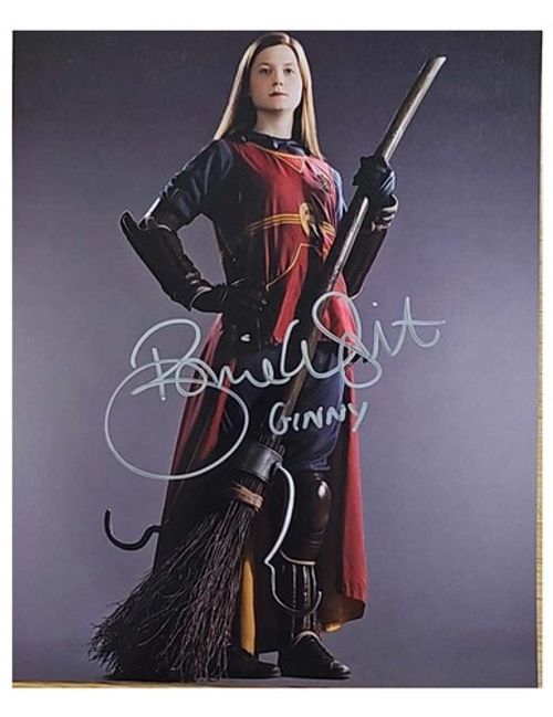 8x10" Harry Potter Ginny Weasley Print Signed by Bonnie Wright
