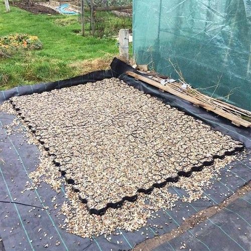 Garden Shed Base Grid Full Kit 8ft x 8ft Grid Membrane Pins 25 Year