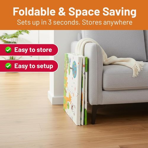 Foldable Baby Play Mat 200 x 180cm Waterproof Soft Crawling Floor Rug Kids Mat — image 7