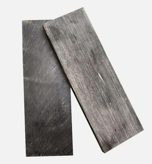 2pcs Knife Handle Black Buffalo Horn Material Scale Slabs DIY Tool 120*40*6mm