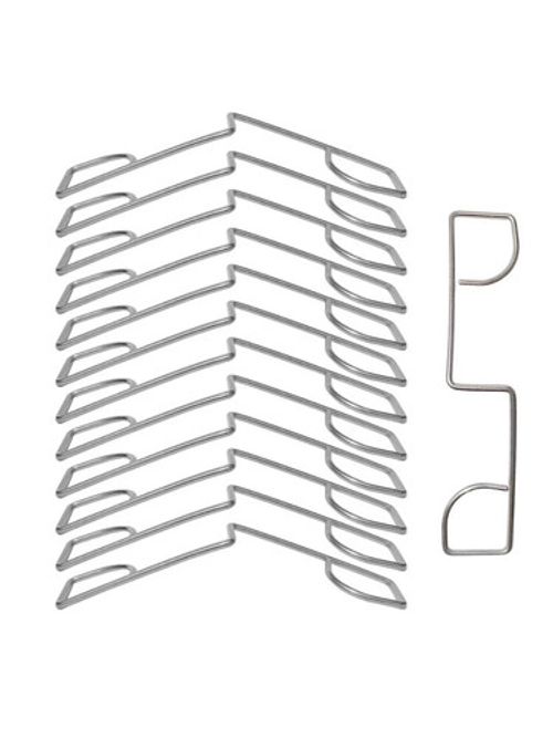 25/50 Pack Fence Panel Clips Anti Rattle Stainless Steel Grips Wedges for Fences