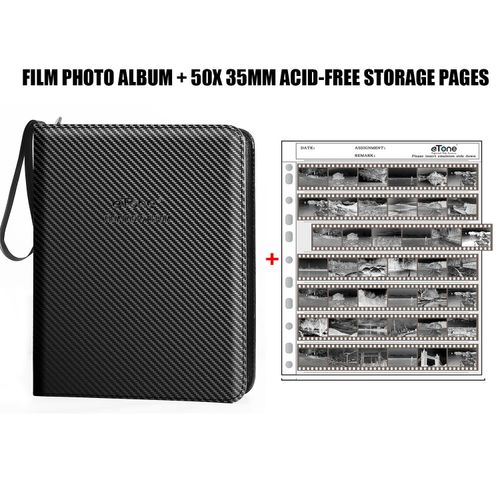 Zipper Ring Photo Archival Storage Film Binder Album+ 50x 135 35mm Negative Page — image 7