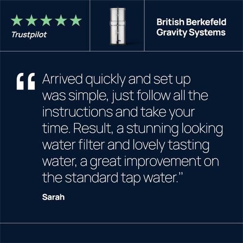 British Berkefeld 6L Gravity Water Filter System | 2 Ultra Fluoride Filters |NEW — image 10