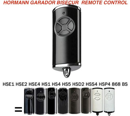HORMANN GARAGE DOOR REMOTE CONTROL KEY FOB OPENER 868MHZ BS BISECUR HAND SET NEW — image 3
