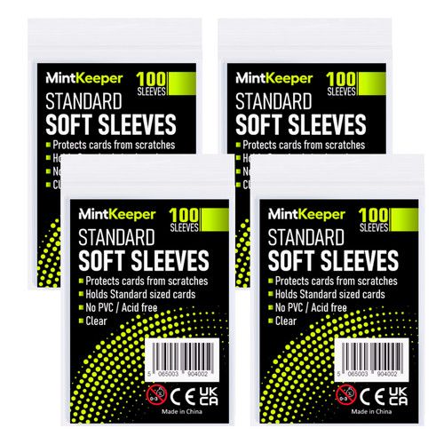 MintKeeper Soft Sleeves Standard Penny Trading Card Sleeves Pokemon/MTG (400)