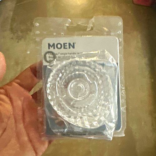 Moen Clear Plastic Shower Faucet Replacement Knob Handle Single Handle Wall — image 1
