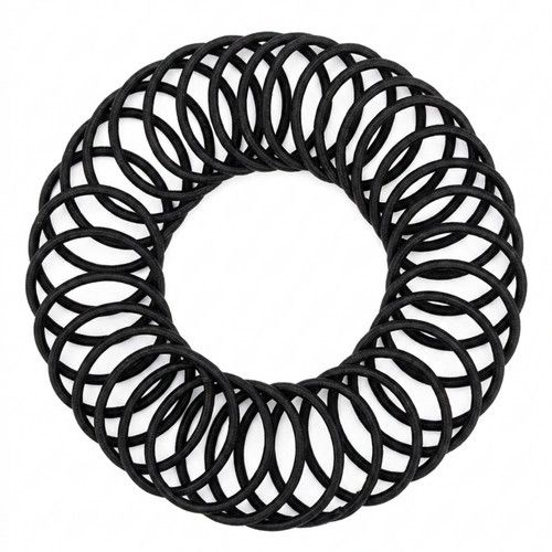 Seamless Hair Ties Elastic Bobbles Thick Snag Free Bands Women Girls Ponytail