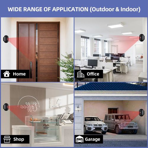 Wireless Driveway Alarm Motion Sensor Home Security for Yard Gate Outdoor Use — image 6
