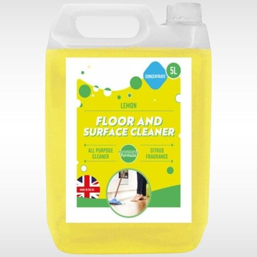 5L Floor & Surface Cleaner Lemon Multi Purpose Citrus 100:1 Concentrate 5 Litre