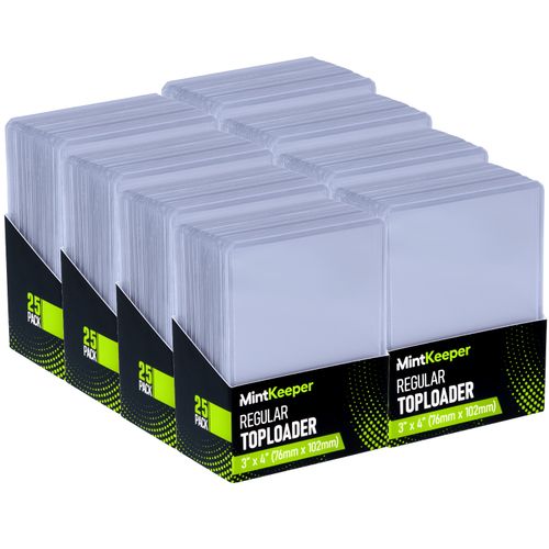MintKeeper Toploaders Clear Rigid Card Sleeves Top Loaders MTG/Pokemon (25-1000) — image 1