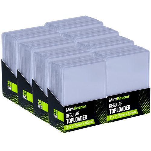 MintKeeper Toploaders Clear Rigid Card Sleeves Top Loaders MTG/Pokemon (25-1000)