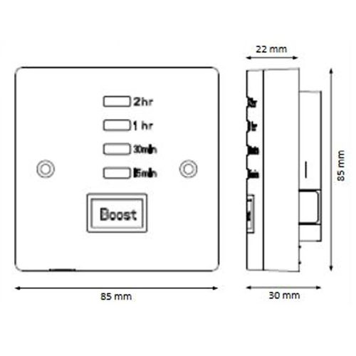 Electronic Boost Timer UNIVERSAL 15 Mins - 2 Hour Immersion Heater Energy Saving — image 3