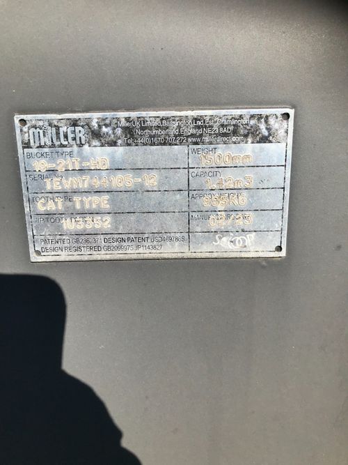 Miller DX225 60" Digging Bucket — image 4