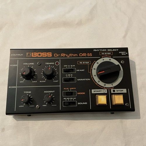 Boss DR-55 Dr. Rhythm Vintage Programmable Battery Powered Analog Drum Machine 