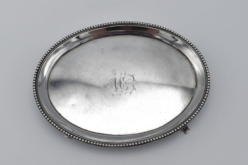 Hester Bateman Antique Solid Silver Teapot Stand Tray London 1788 — image 2