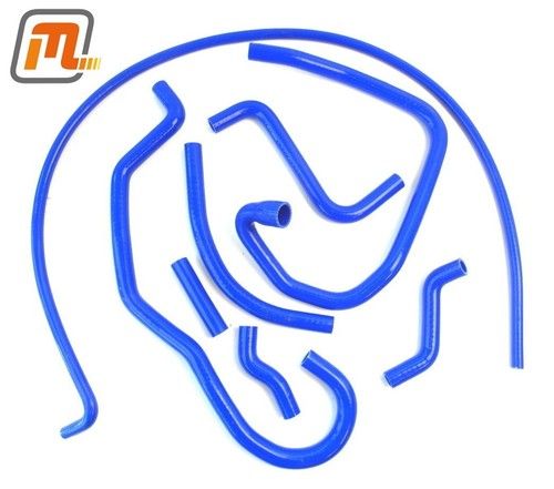 Ford Escort MK3 RS Turbo Ancillary Coolant Trousers Kit Silicone Blue