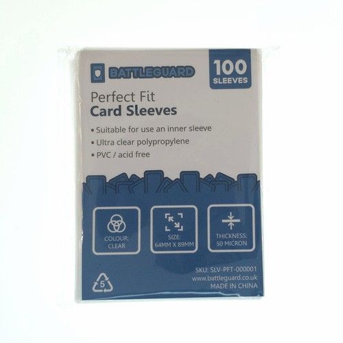 100 x Perfect Fit Card Sleeves. Suitable for Pokemon, Lorcana, MTG), 1 x 100