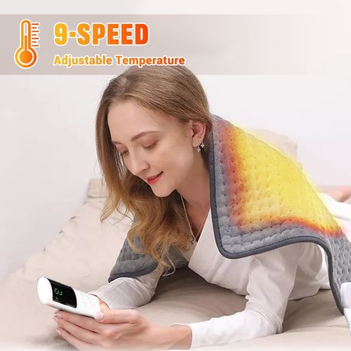 Therapeutic Electric Back Heat Pad Wrap for Muscle Tension Back Neck Pain Relief — image 8
