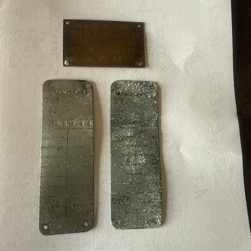 WW2 Lancaster Bomber Plates PD259 Crashed 1944