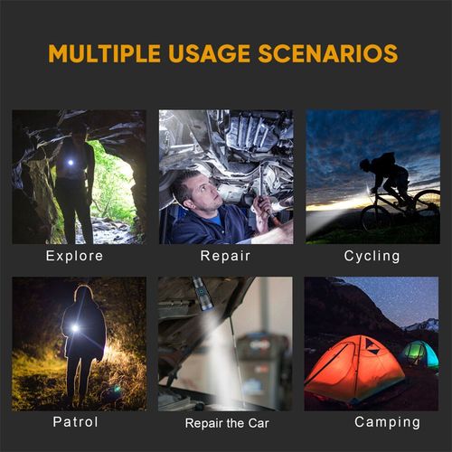 Super Bright LED Flashlight 35000000LM Tactical Torch Zoom Rechargeable 4 Modes — image 5