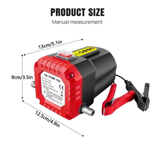 12V Oil Diesel Fluid Transfer Pump Electric Extractor For Car Van Boat Motorbike — image 2