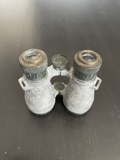 WW1, German, Emil Busch A-G Rathenow, Fernglas 08, Military Binoculars — image 5