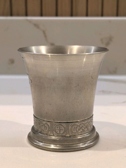 Edwin Blyde Pewter Celtic Wire Beaker 59005 — image 1