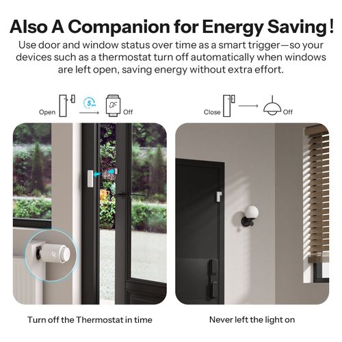 SONOFF SNZB-04PR2 Wireless Alarm Contact Sensor, Zigbee Door Window Sensor 4PCS — image 9