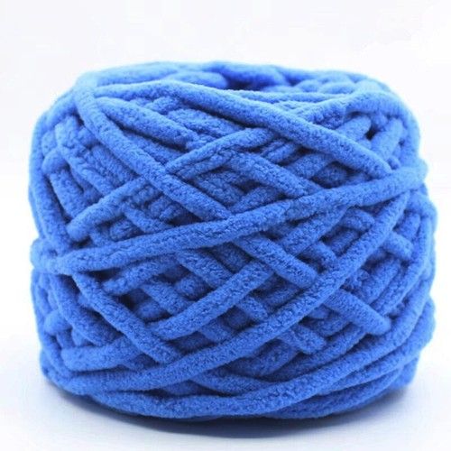 Chunky Chenille Yarn 100G Skeins Milk soft Perfect for Baby Knitting Crochet UK