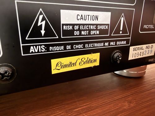 Rotel RCD-965BX Limited Edition CD Player With Remote And Serviced. — image 10