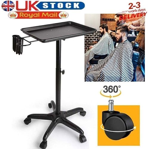Salon Trolley Cart Adjustable Stand for Hair Coloring Tattoo Beauty Tool Storage — image 10