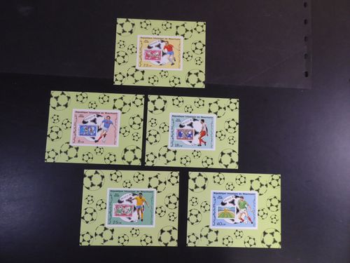 Football I, top collection unc. Series (22) & Special Blocks (101), **/MNH — image 11