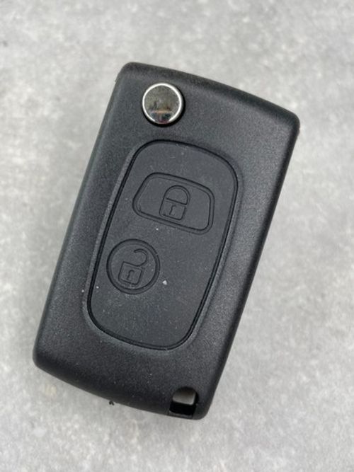 FOR PEUGEOT 2 BUTTON FLIP REMOTE FOB CASE 107 207 307 206 306 406 CONVERSION KEY