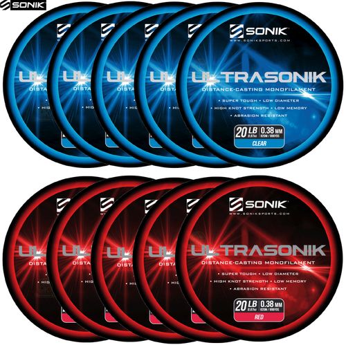 SONIK Ultrasonik Sea Fishing Line 15lb 18lb 22lb 25lb 25lb BULK SPOOL 560-1160m — image 1