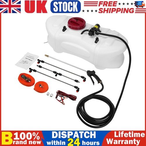 ATV QUAD CROP SPRAYER KIT 60L 1.5m Boom Tank Hand Lance 12v Bike Portable UK